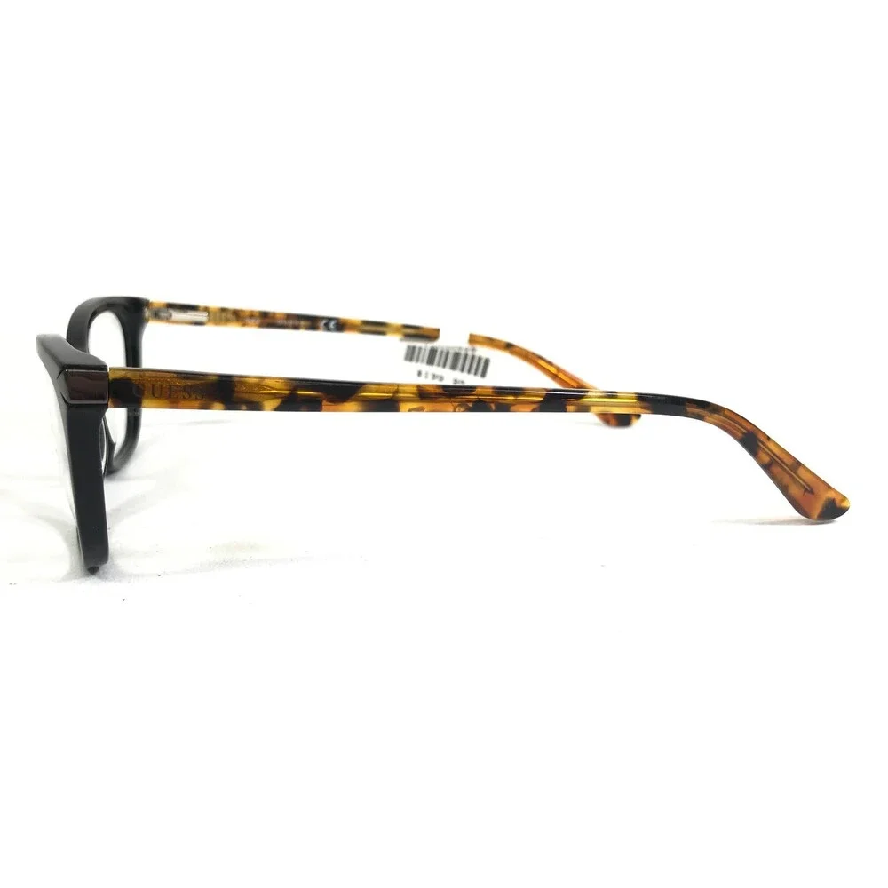 Guess Eyeglasses Frames GU2668 001 Black Tortoise Cat Eye Full Rim 52-16-140